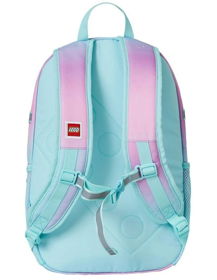 Extended Backpack with Side Mesh Pockets 27x40cm in Pink image 2