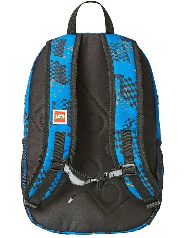 City Go Big Extended Backpack with Side Mesh Pockets 27x40cm in Blue image 3