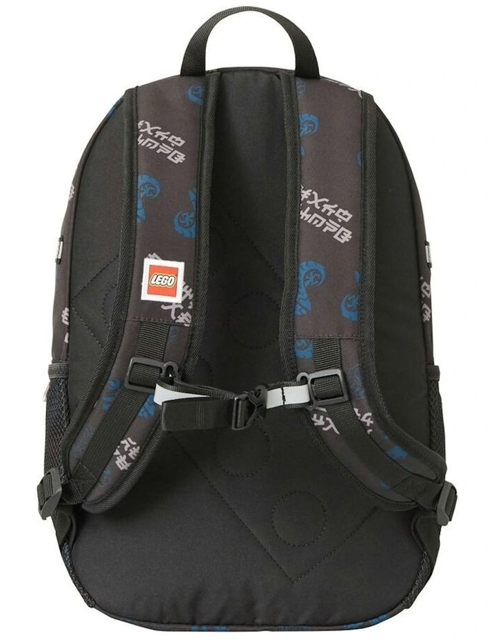 Ninjago Arin Extended Backpack with Side Mesh Pockets 27x40cm in Black image 2