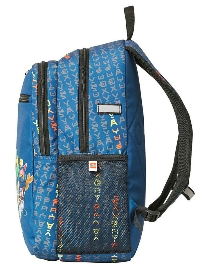 Ninjago Family Extended Backpack with Side Mesh Pockets 27x40cm in Blue image 2