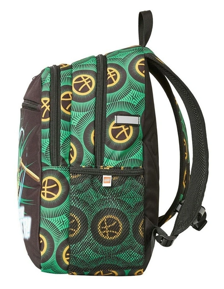 Ninjago Dragon Power Extended Backpack with Pockets 27x40cm in Green image 2