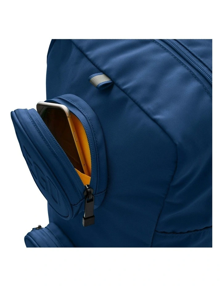 School/Office Zippered Brick 1x2 Backpack 40cm in Earth Blue image 3
