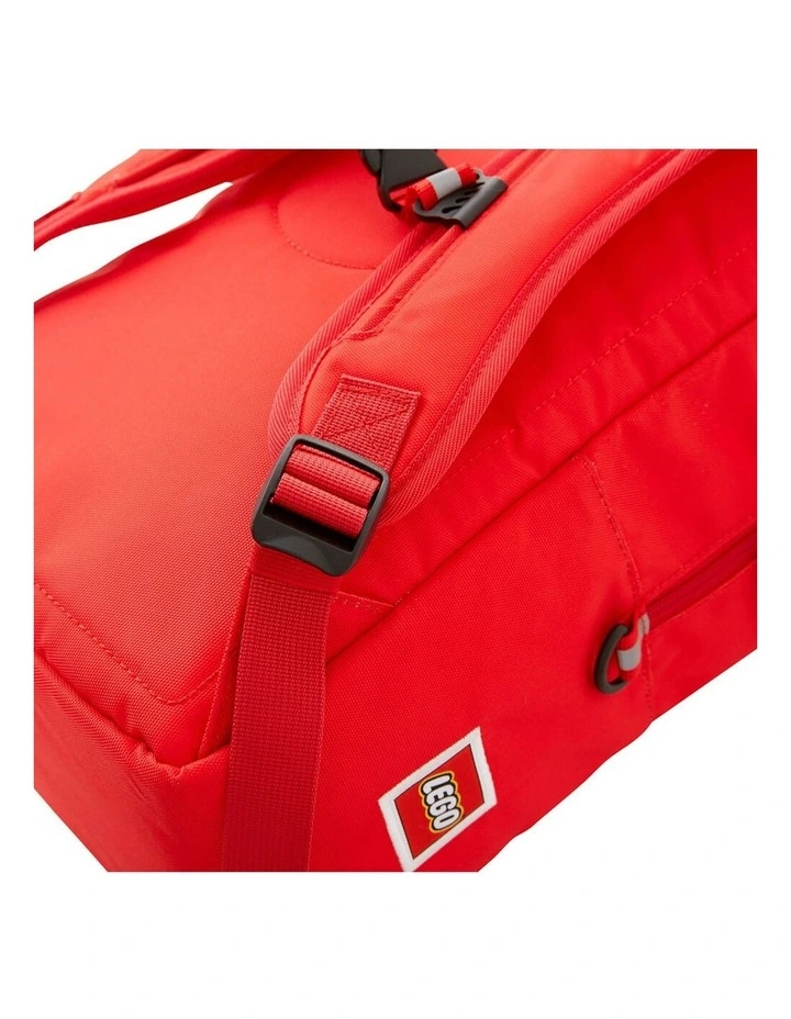 School/Office Zippered Brick 1x2 Backpack 40cm in Bright Red image 4