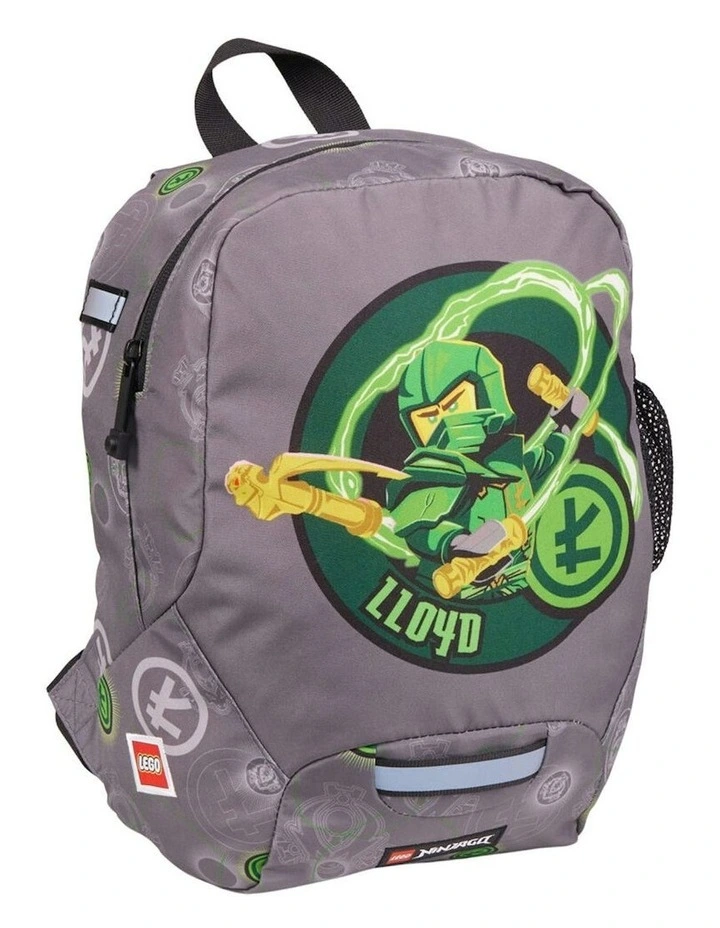Ninjago Elemental Master of Energy Kindergarten Backpack 24x32.5cm in Grey image 1