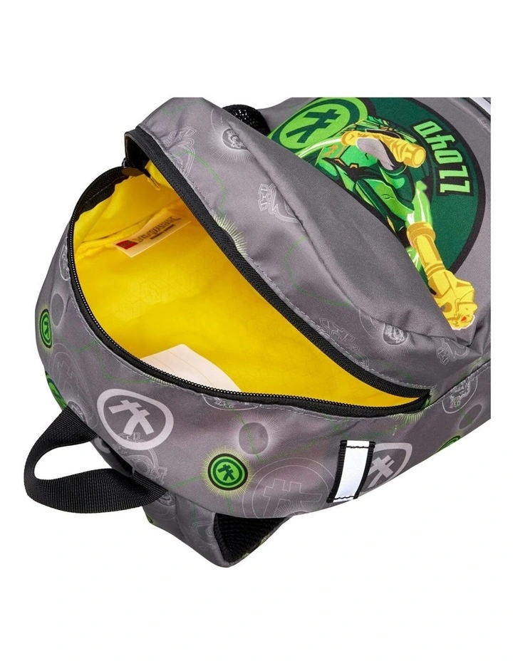 Ninjago Elemental Master of Energy Kindergarten Backpack 24x32.5cm in Grey image 4