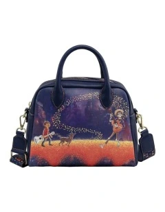 Coco Marigold Bridge Guitar Strap Crossbody/Sling Bag 10x9in in Multi