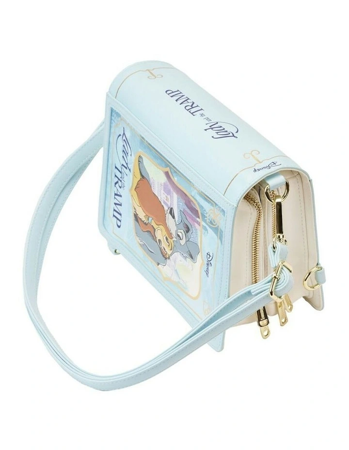 Book Convertible Crossbody Bag in Blue image 4