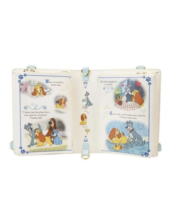 Book Convertible Crossbody Bag in Blue image 7