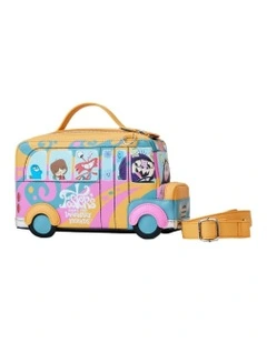 Bus Unisex Crossbody Bag 11.5in in Multi