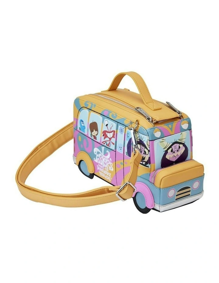 Bus Unisex Crossbody Bag 11.5in in Multi image 3
