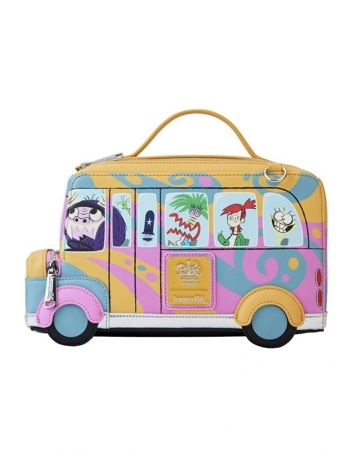 Bus Unisex Crossbody Bag 11.5in in Multi image 4