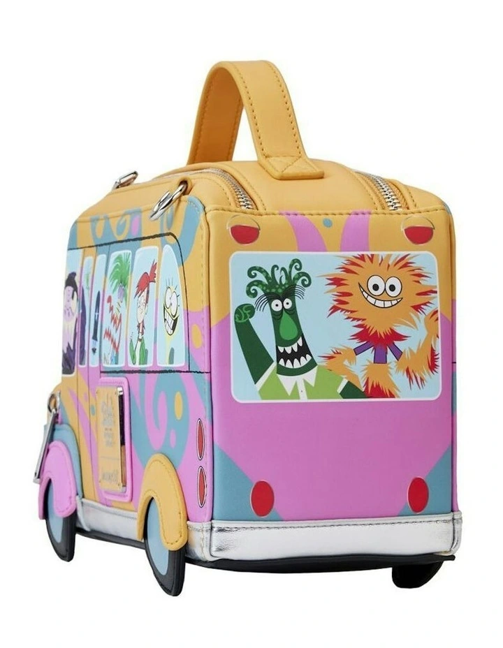 Bus Unisex Crossbody Bag 11.5in in Multi image 5