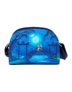 70th Anniversary Crossbody Bag 9.5in in Blue