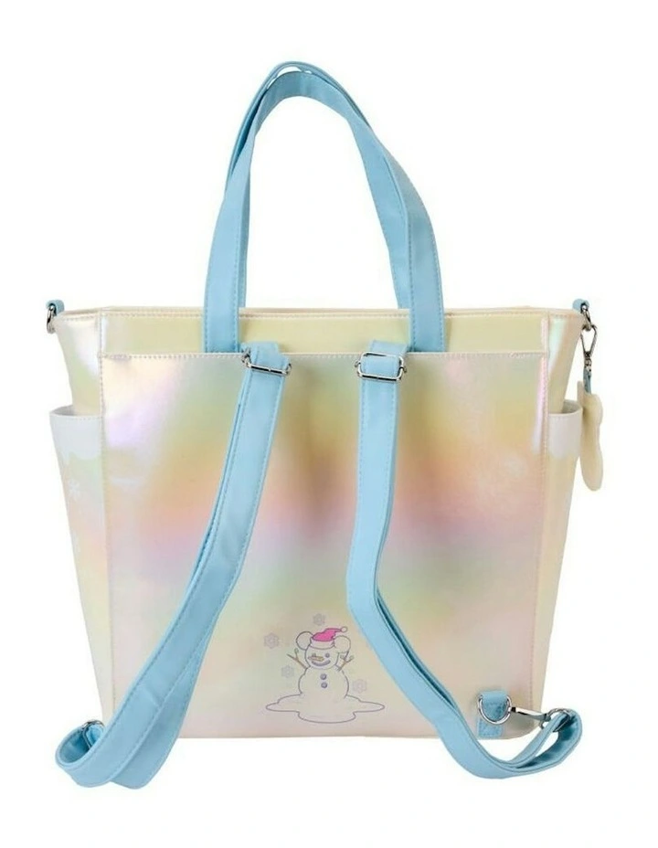 Winter Wonderland Convertible Tote Bag 14in in Multi image 2