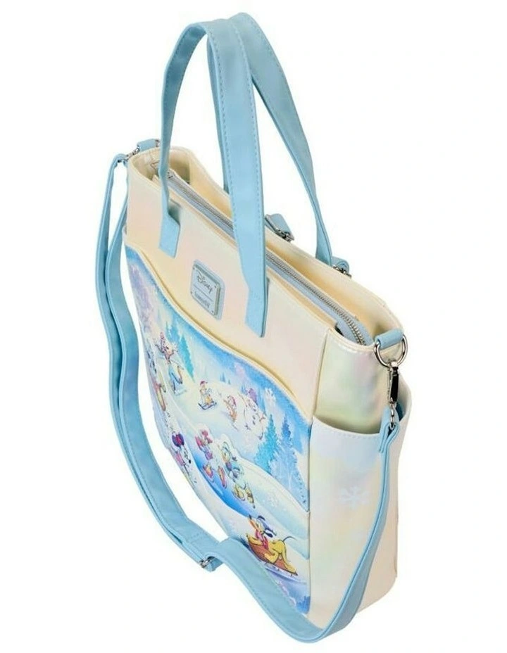 Winter Wonderland Convertible Tote Bag 14in in Multi image 4