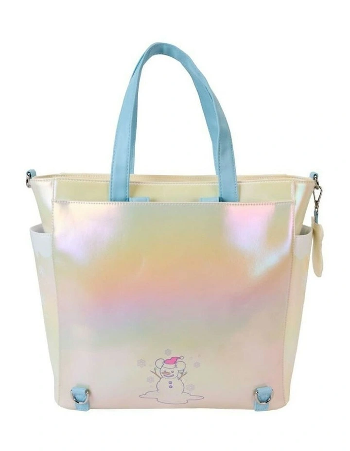 Winter Wonderland Convertible Tote Bag 14in in Multi image 5