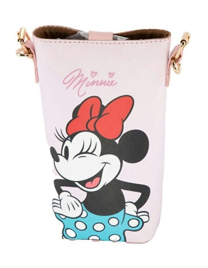 Minnie PVC Small Crossbody Bag 9.5x18cm in Pink image 1