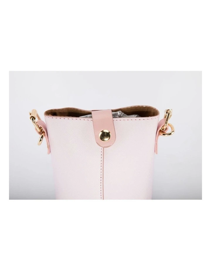 Minnie PVC Small Crossbody Bag 9.5x18cm in Pink image 3