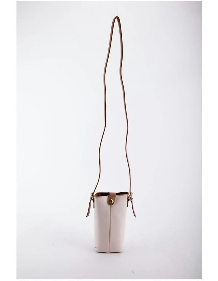 Mickey PVC Small Crossbody Bag 9.5x18cm in Beige image 3