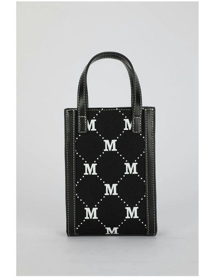Mickey Utility Shoulder Bag 12x19cm in Black image 3