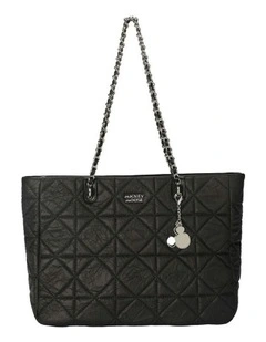 Mickey Large Quilted Tote Bag 35x27cm in Black