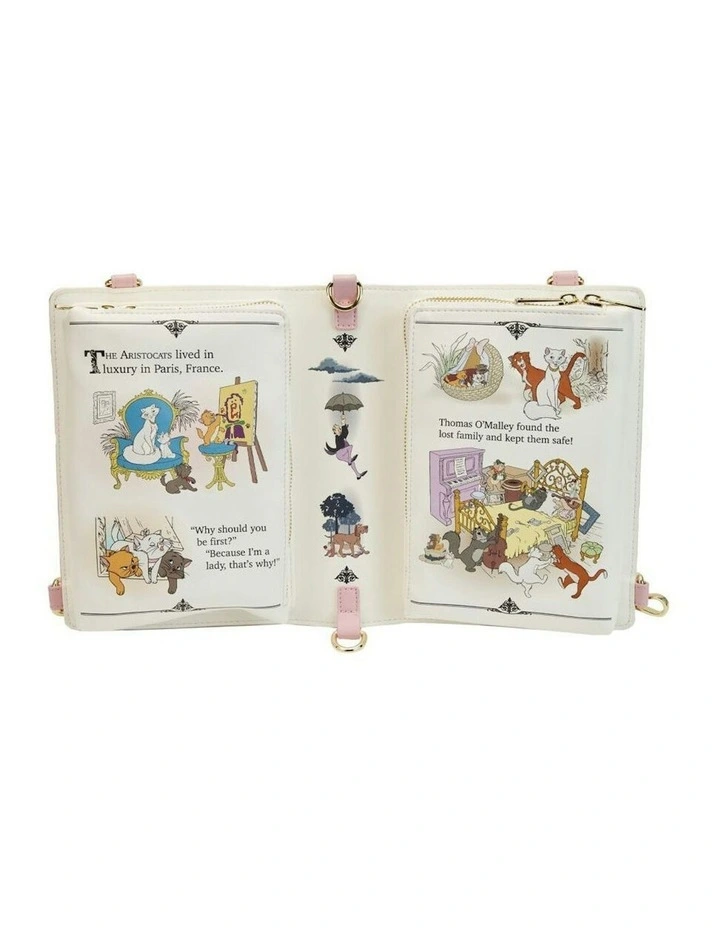 1970 Book Crossbody Bag 30.5x22.8cm in Pink image 5