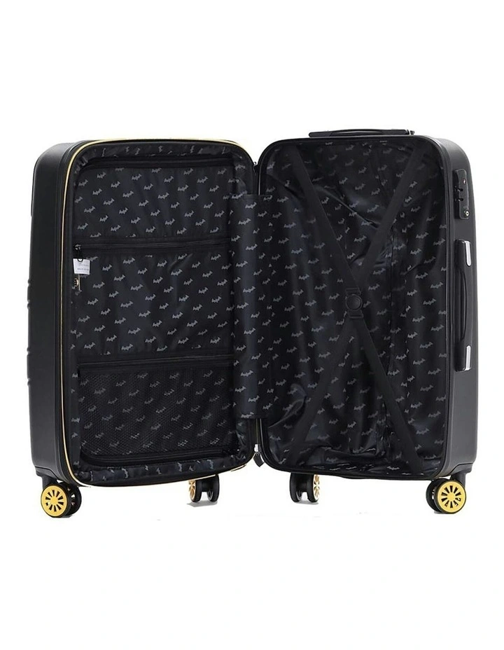 Batman Gotham Hard Shell Travel Suitcase Set 3 Piece in Black image 4