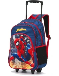Spiderman 17'' Trolley Backpack in Blue