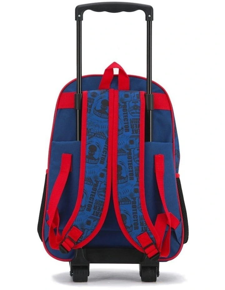 Spiderman 17'' Trolley Backpack in Blue image 3