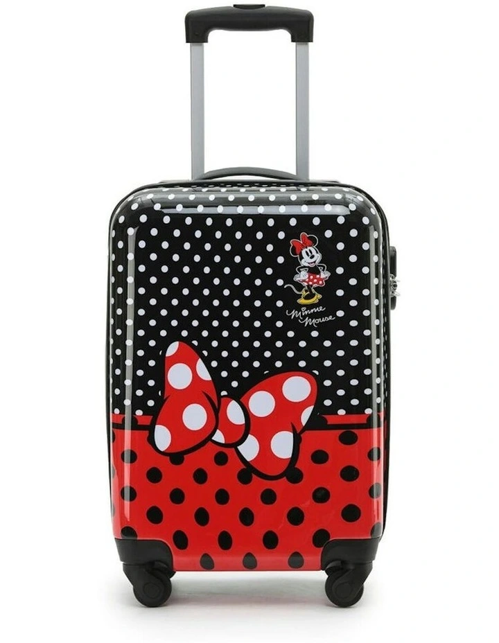 Minnie Mouse Cabin Trolley Case Wheeled Travel Suitcase Luggage 20/50cm in Black image 1