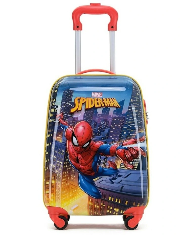 Spiderman 17 Trolley Cabin Luggage Travel Wheel Suitcase Bag 50x35x24cm in Multi image 7