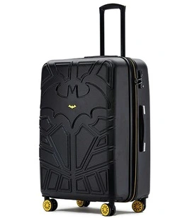 Trolley Checked Luggage Travel Hard Case Suitcase 75x48x32cm in Black