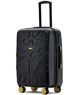Trolley Checked Luggage Travel Hard Case Suitcase 65x42x28cm in Black