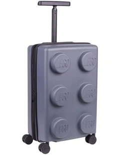 Brick Trolley Expandable Luggage Suitcase 35.5x56cm in Stone Grey