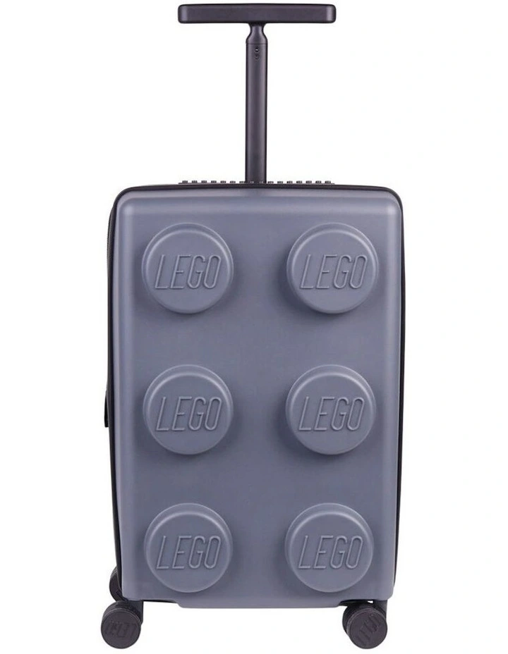Brick Trolley Expandable Luggage Suitcase 35.5x56cm in Stone Grey image 3