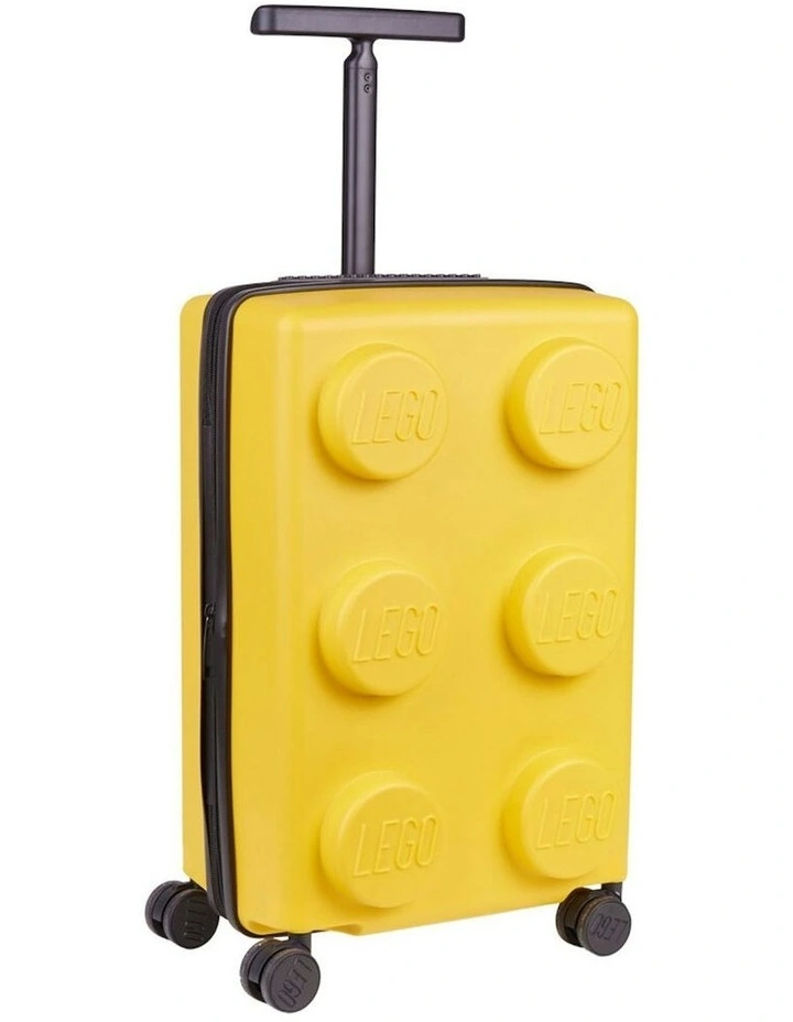 Brick Trolley Luggage Expandable Suitcase 35.5x56cm in Bright Yellow image 1