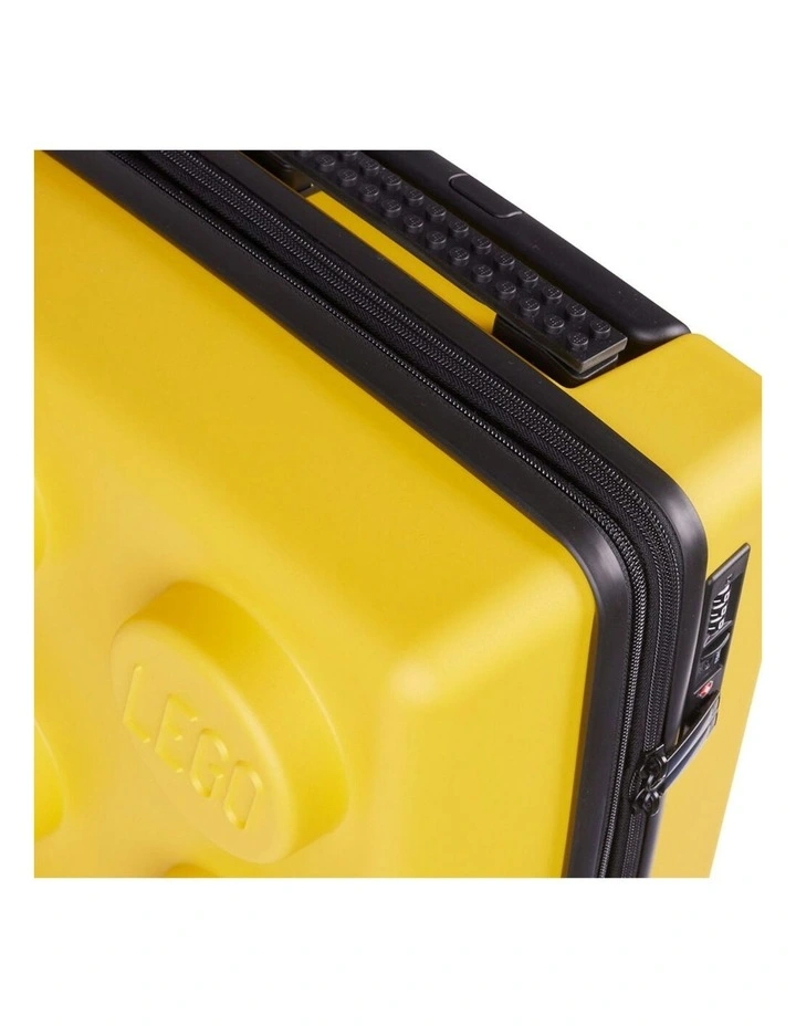 Brick Trolley Luggage Expandable Suitcase 35.5x56cm in Bright Yellow image 5
