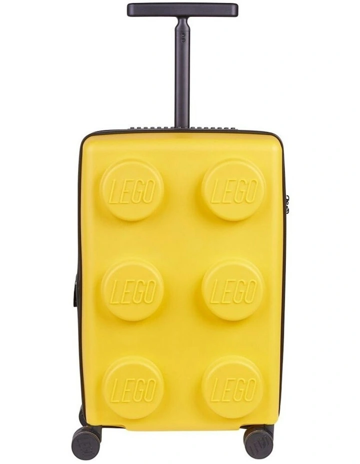 Brick Trolley Luggage Expandable Suitcase 35.5x56cm in Bright Yellow image 6