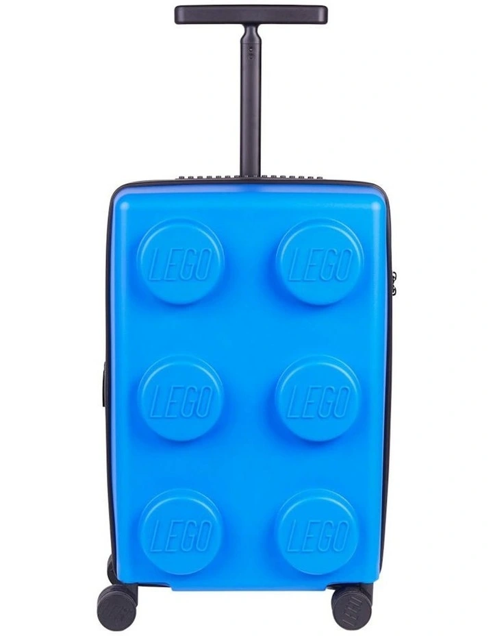 Brick Trolley Luggage Expandable Suitcase 35.5x56cm in Bright Blue image 3