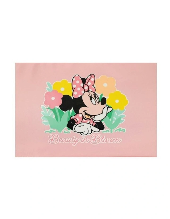Mickey Mouse Travel Tote Bag with Shoulder Strap 47x25cm in Pink image 4