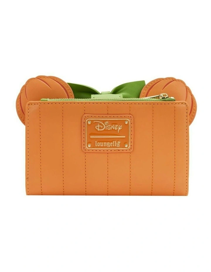 Minnie Mouse Pumpkin Glow Face Flap Purse in Orange image 5