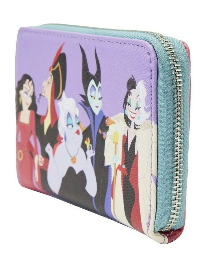 Villains Color Block Zip Around Purse Wallet 15.24cm in Multi image 2