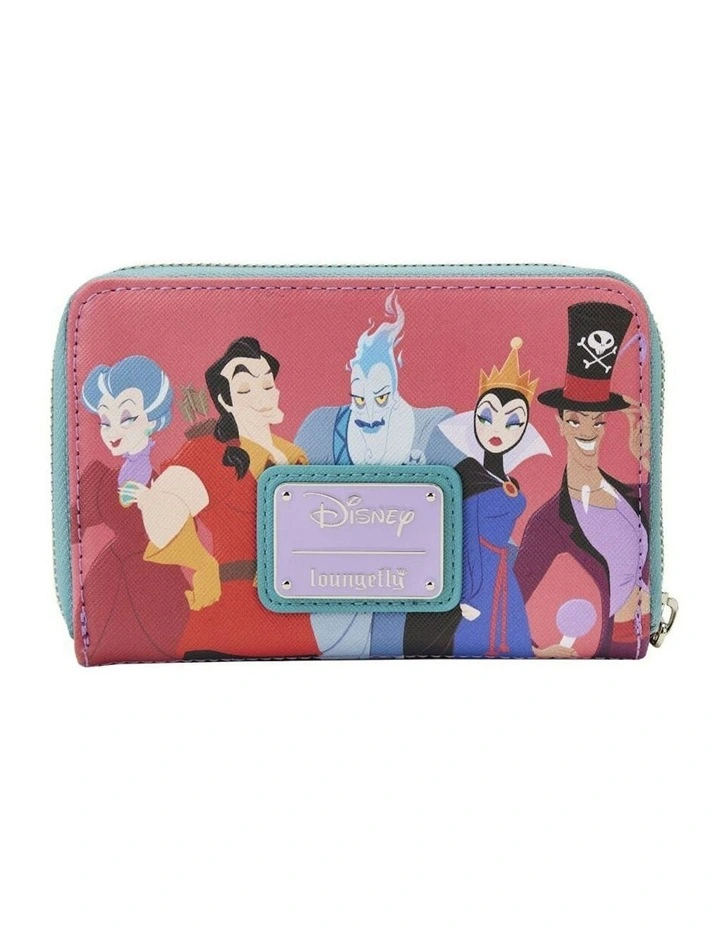 Villains Color Block Zip Around Purse Wallet 15.24cm in Multi image 3