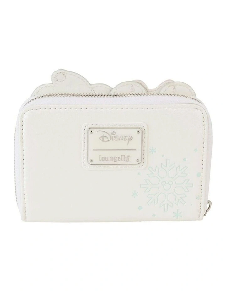 Mickey And Minnie Pastel Snowman Zip Wallet 6x4cm in Multi image 3