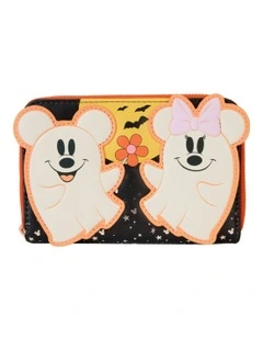 Mickey And Friends Halloween Zip Wallet 6x4cm in Multi