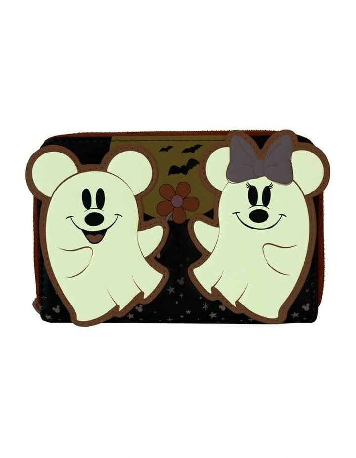 Mickey And Friends Halloween Zip Wallet 6x4cm in Multi image 2