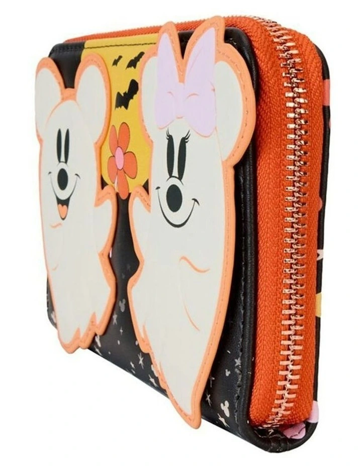Mickey And Friends Halloween Zip Wallet 6x4cm in Multi image 3