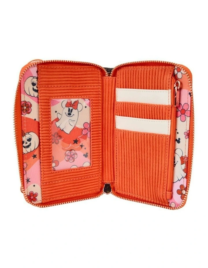 Mickey And Friends Halloween Zip Wallet 6x4cm in Multi image 5