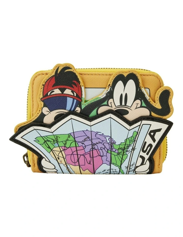 Goofy Movie Road Trip Zip Around Wallet 5x4cm in Multi image 1