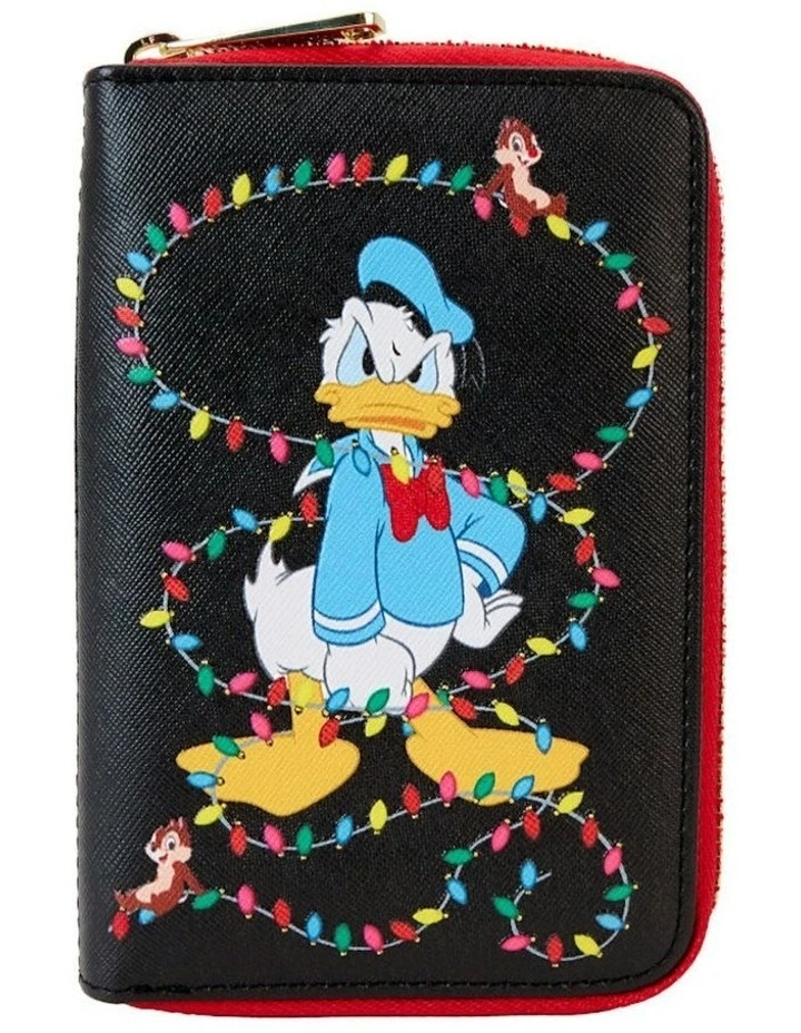 Donald Wrapped In Lights Zip Coin Purse 6x4 in Black image 1